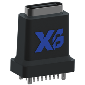 XB-TYPE C 16 P-7 XBパッチ防水TYPE Cソケット高さ15 mm TYPE Cコネクタ16 P防水16 P DIP H=15.0